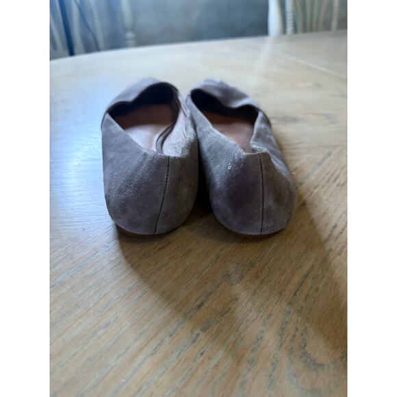 Madewell Mira gray suede pointed toe flats size 8 - Picture 8 of 8